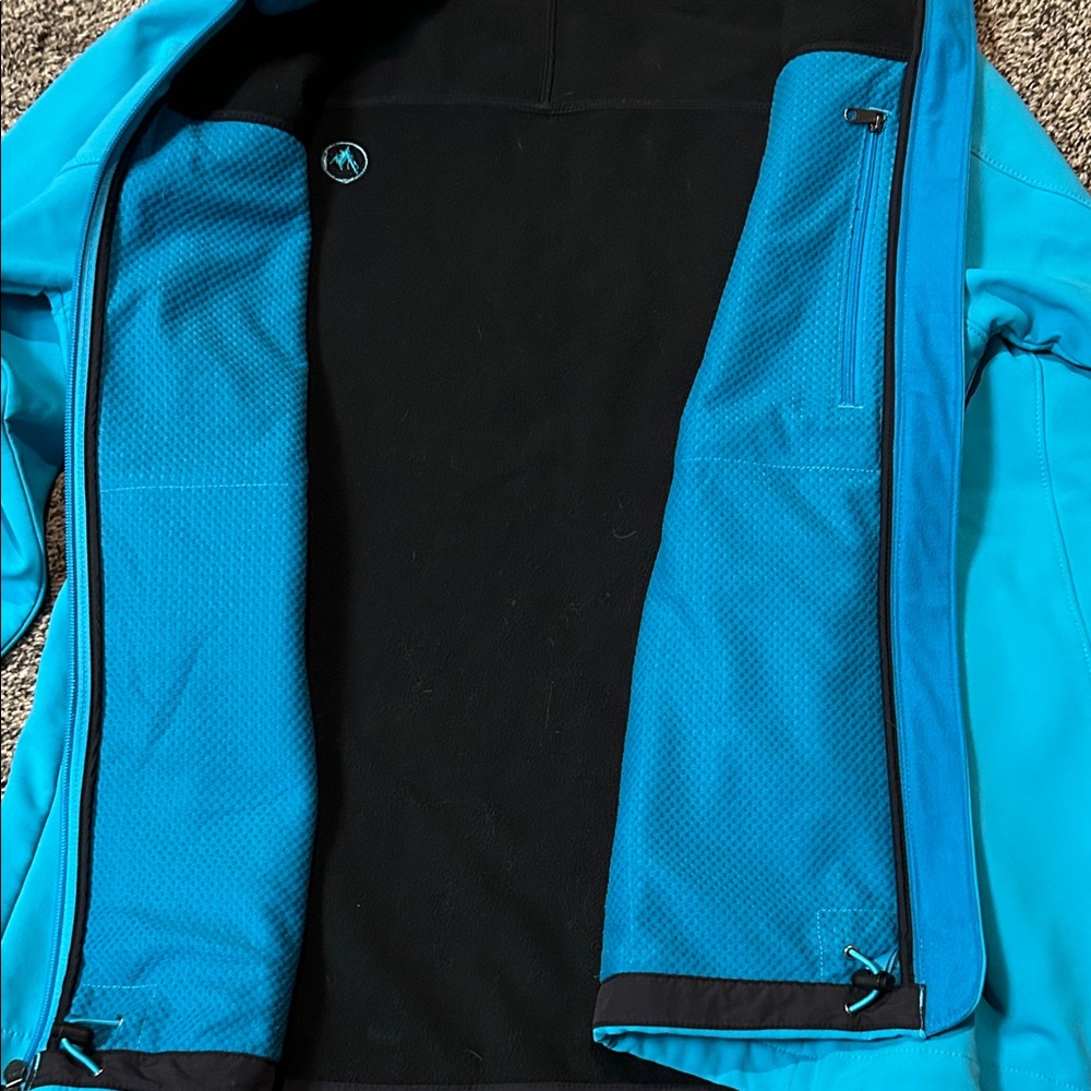 Marmot Blue and Black Fleece Jacket - Picture 6 of 6